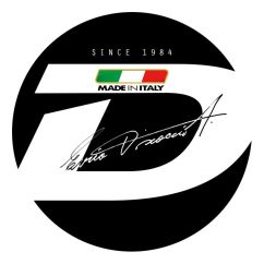 Pack DISCACCIATI Maître Cylindre ø13mm au pouce ARGENT + Support au guidon ø25.4mm ( pour HARLEY )