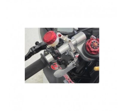 Pack DISCACCIATI Maître Cylindre ø16mm à l'index NOIR + Support au guidon ø25.4mm ( pour HARLEY )