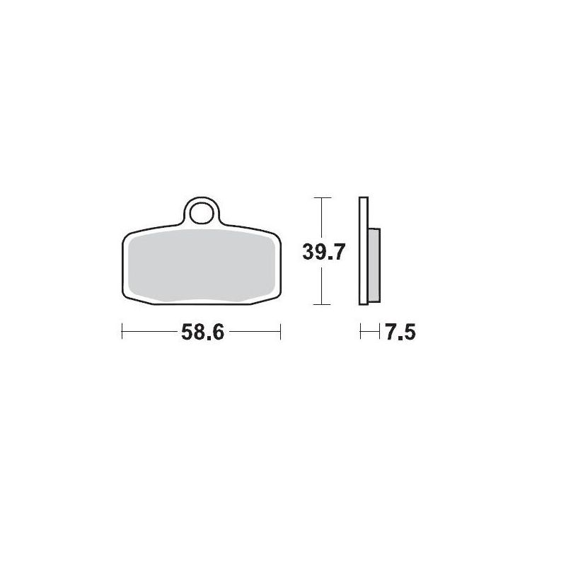 BRAKE PAD OFFROAD SINTER PRO RACING - 17211727