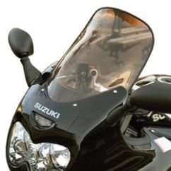 Bulle Haute Fumée 45cm BULLSTER pour SUZUKI GSX600F - GSX750F 98-08