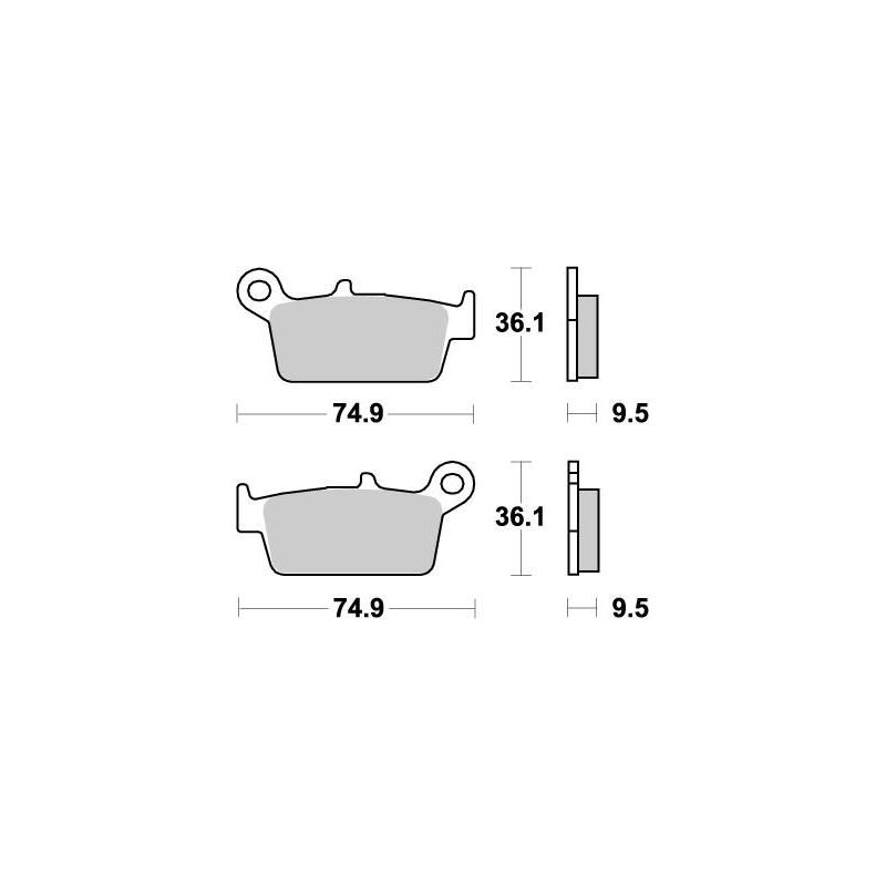 BRAKE PAD OFFROAD NITRO