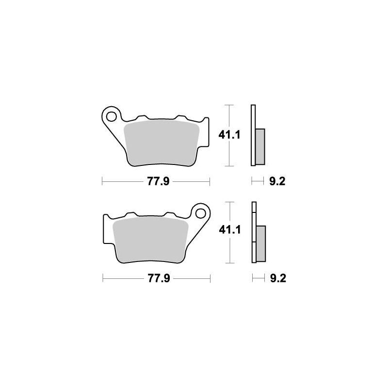 BRAKE PAD OFFROAD NITRO - 17211851