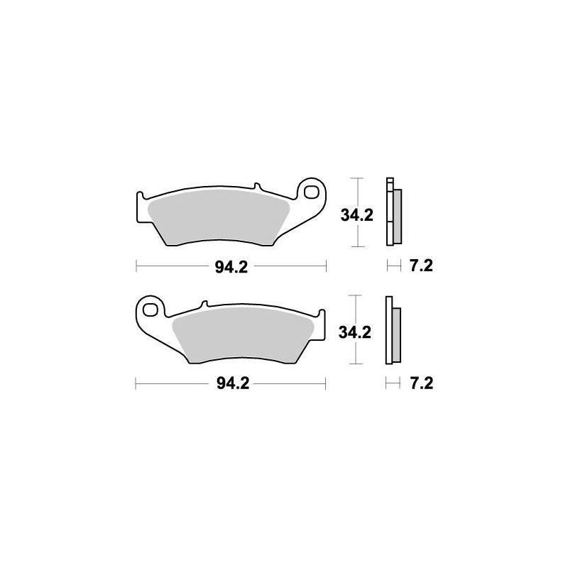 BRAKE PAD OFFROAD NITRO - 17211852