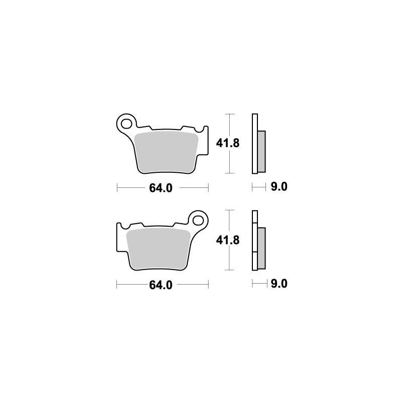 BRAKE PAD OFFROAD NITRO - 17211853