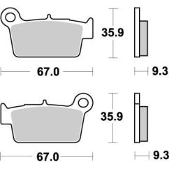 BRAKE PAD NITRO OFFROAD
