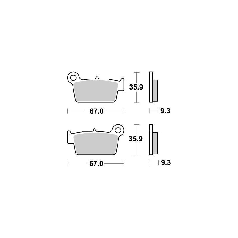 BRAKE PAD NITRO OFFROAD