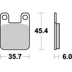 BRAKE PAD OFFROAD NITRO - 17211856