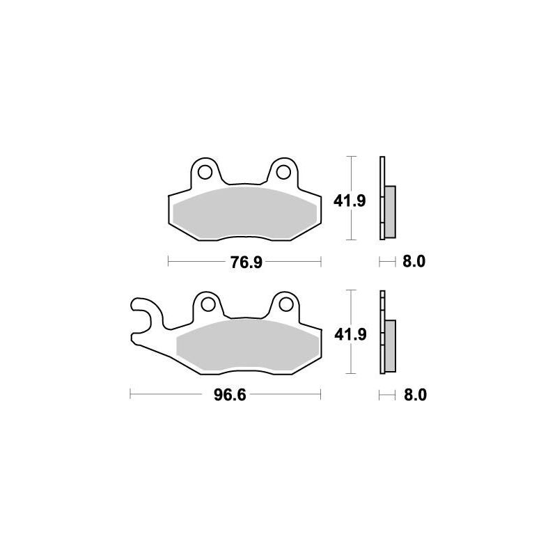 BRAKE PAD OFFROAD NITRO - 17211862