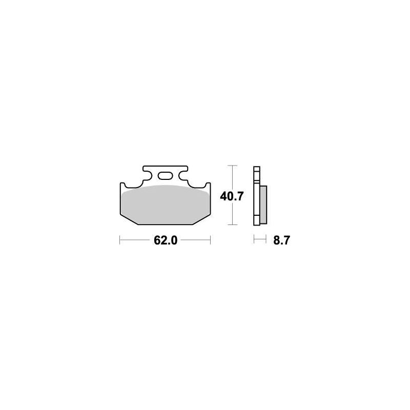 BRAKE PAD OFFROAD NITRO - 17211863