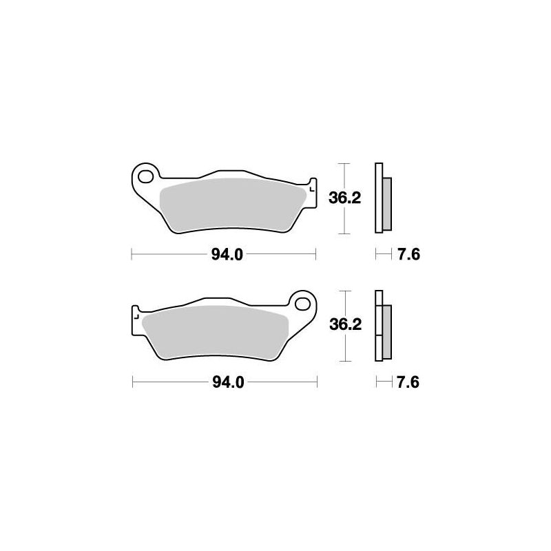 BRAKE PAD OFFROAD NITRO - 17211865
