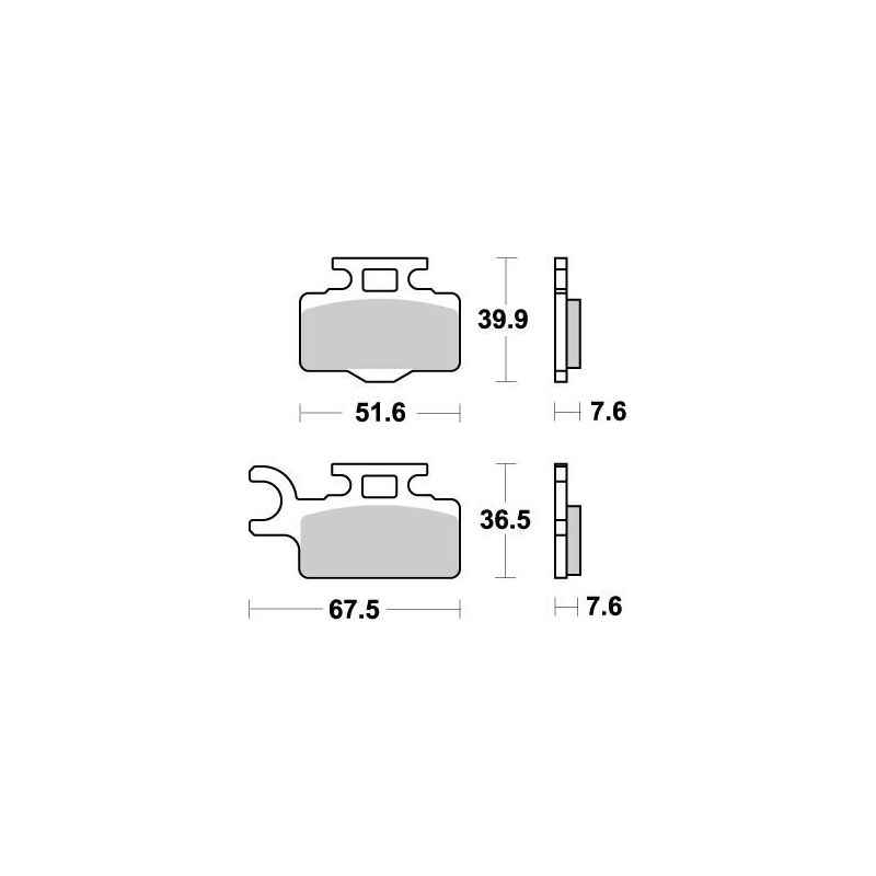 BRAKE PAD OFFROAD NITRO - 17211867