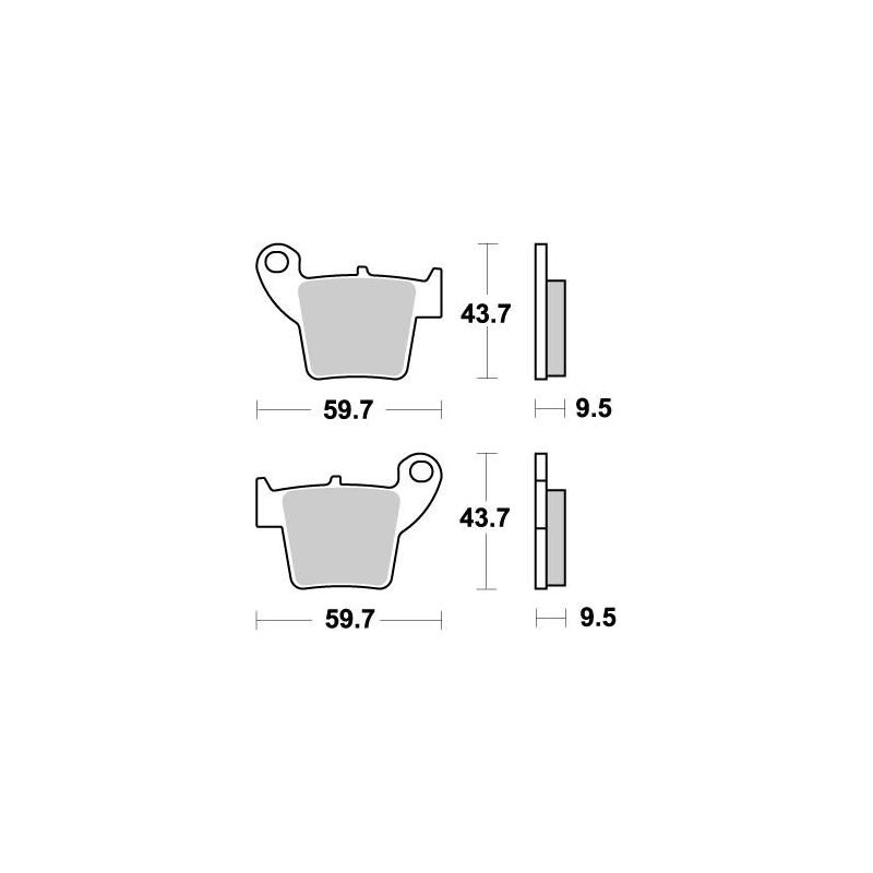 BRAKE PAD OFFROAD NITRO - 17211868