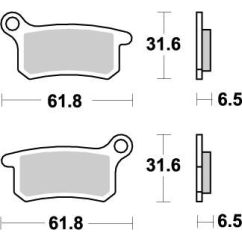 BRAKE PAD OFFROAD NITRO - 17211869