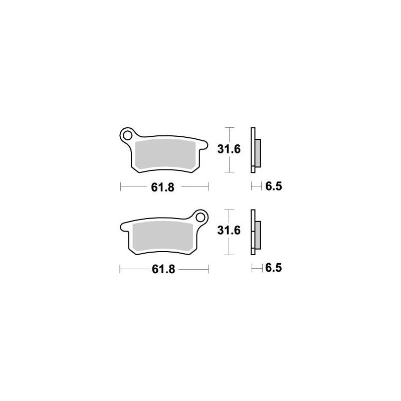 BRAKE PAD OFFROAD NITRO - 17211869
