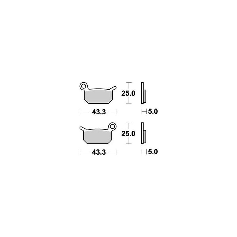 BRAKE PAD OFFROAD NITRO - 17211870