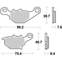 BRAKE PAD OFFROAD NITRO - 17211871