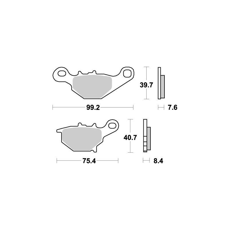 BRAKE PAD OFFROAD NITRO - 17211871