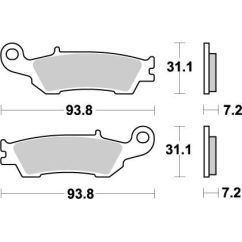 BRAKE PAD OFFROAD NITRO - 17211872