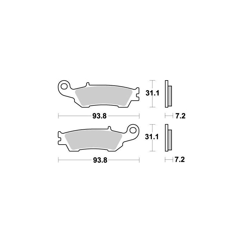 BRAKE PAD OFFROAD NITRO - 17211872