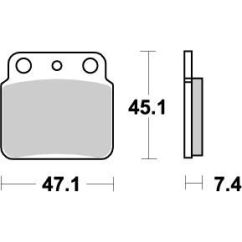 BRAKE PAD ATV NITRO - 17211873
