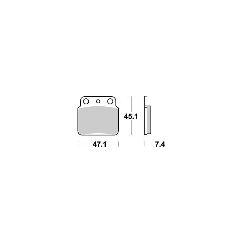 BRAKE PAD ATV NITRO - 17211873