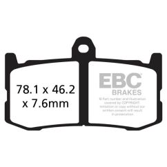 BRAKE PAD GPFAX-HH SERIES SINTERED METAL - 17211990