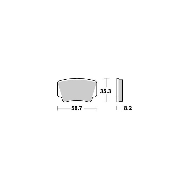 BRAKE PAD ATV NITRO - 17211878