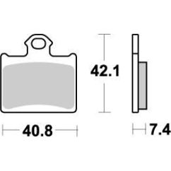BRAKE PAD OFFROAD NITRO - 17211879