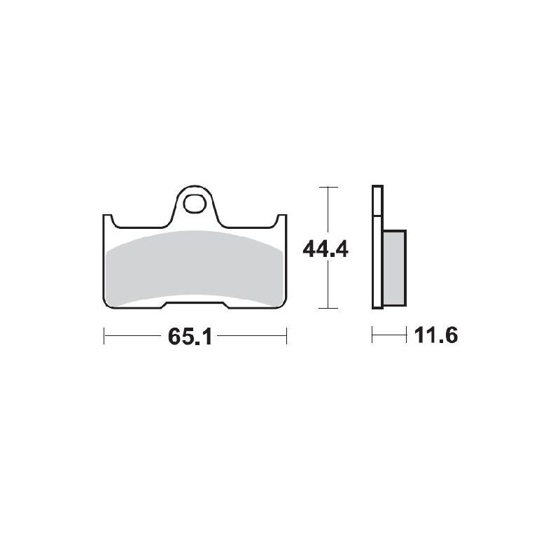 BRAKE PAD ATV NITRO - 17212116