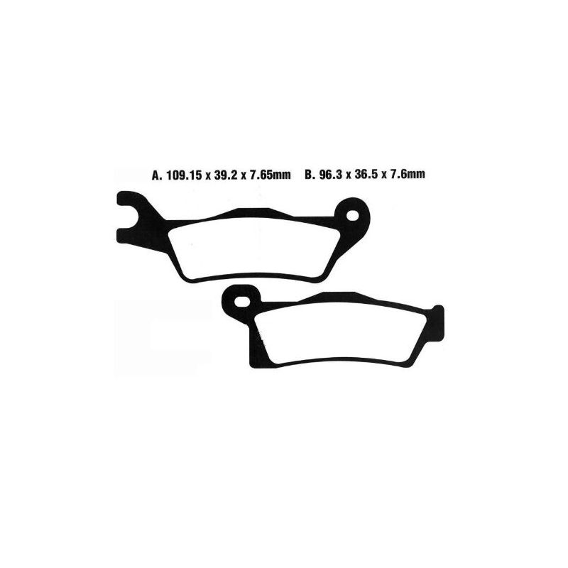 BRAKE PAD ATV NITRO - 17212123