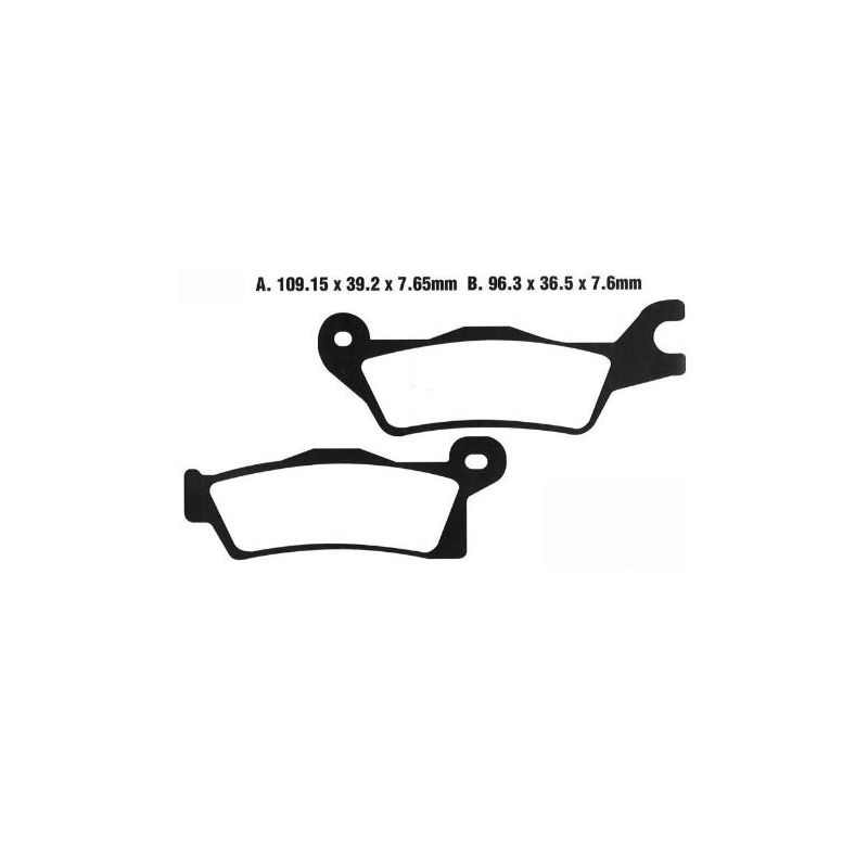 BRAKE PAD ATV NITRO - 17212124