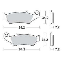 BRAKE PAD OFFROAD NITRO SPORT