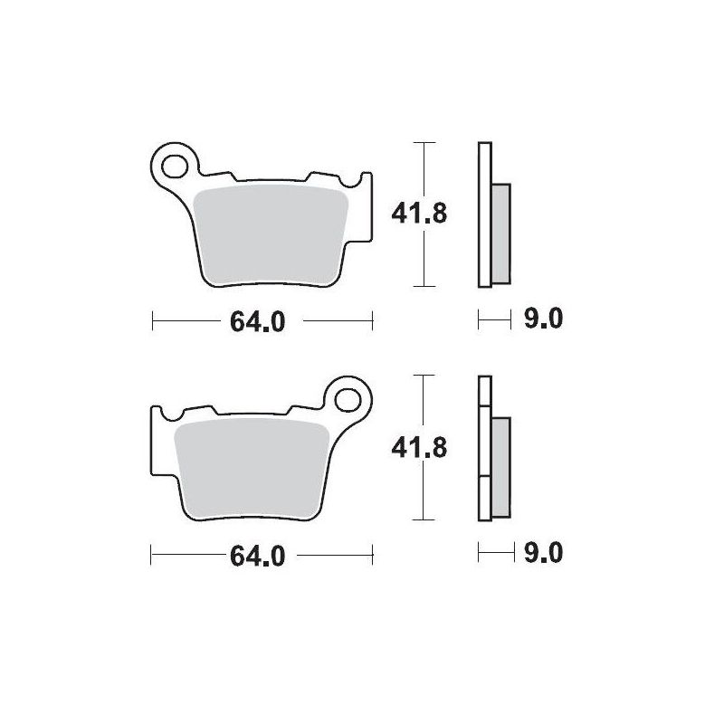 BRAKE PAD OFFROAD NITRO SPORT - 17212129