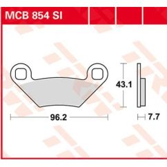 BRAKE PAD SI SINTER OFFROAD - 17212148