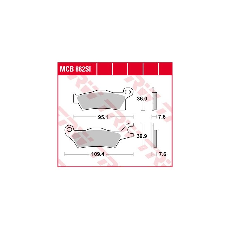 BRAKE PAD SI SINTER OFFROAD - 17212153