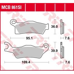 BRAKE PAD SI SINTER OFFROAD - 17212162