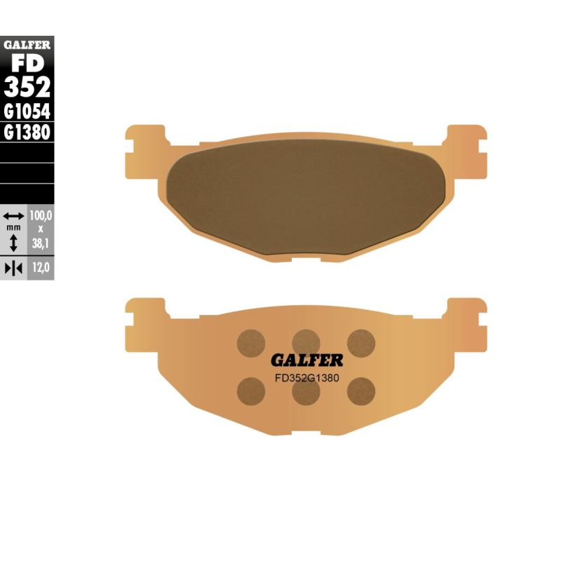 BRAKE PAD SCOOTER SINTER - 17213036
