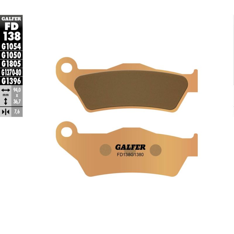 BRAKE PAD SCOOTER SINTER - 17213040