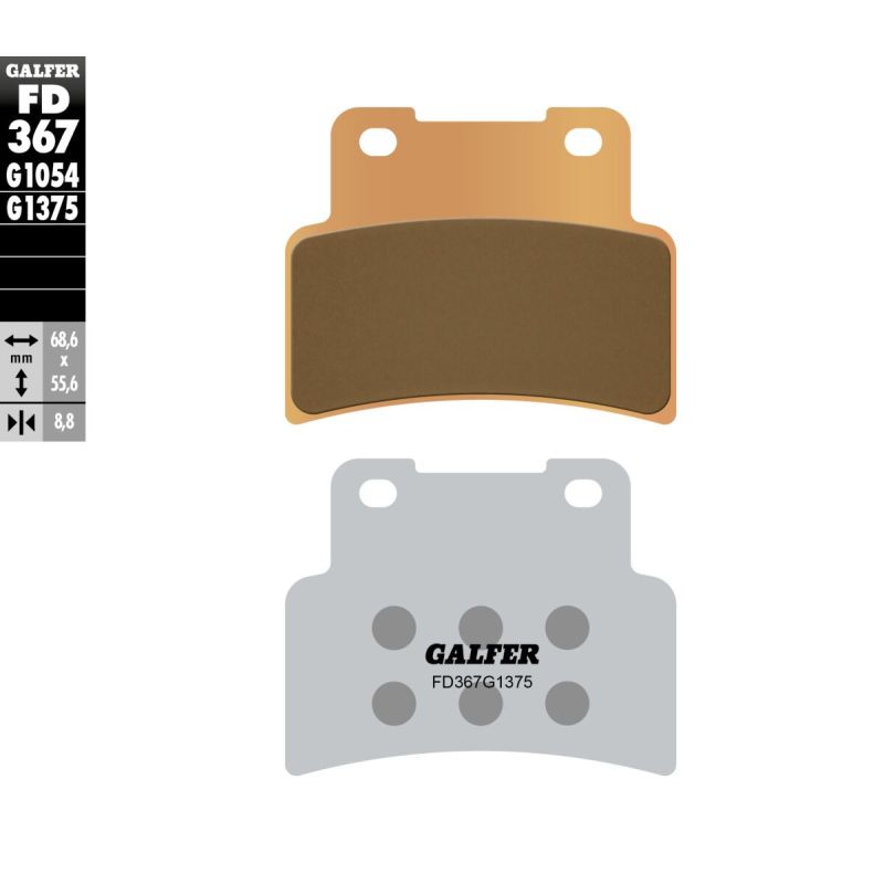 BRAKE PAD SPORT SINTER - 17213061