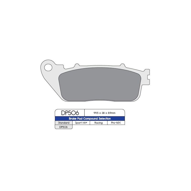 BRAKE PAD DP SINTERED REPLACEMENT STREET TOURING OFF-ROAD/ATV - 17212553
