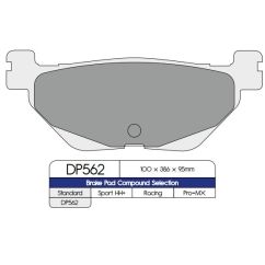 BRAKE PAD DP SINTERED REPLACEMENT STREET TOURING OFF-ROAD/ATV - 17212558