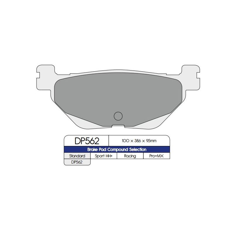 BRAKE PAD DP SINTERED REPLACEMENT STREET TOURING OFF-ROAD/ATV - 17212558