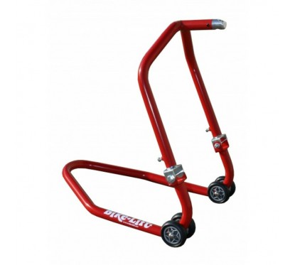 Béquille de stand avant sous té de fourche BIKE LIFT rouge universelle - FS-11