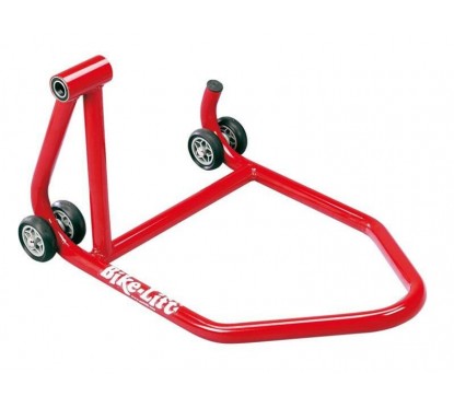 Béquille de stand arrière monobras BIKE LIFT prise gauche rouge - RS-16