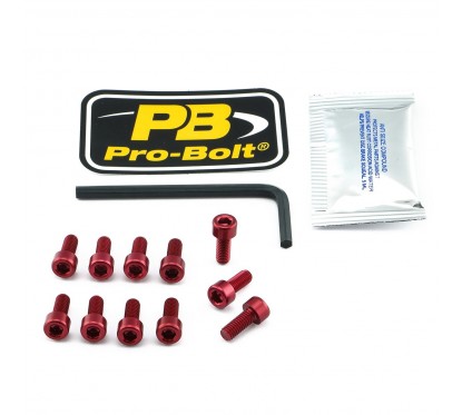 BOLT KIT FUEL CAP RED