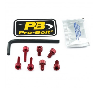 BOLT KIT FUEL CAP RED