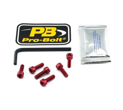 BOLT KIT FUEL CAP RED