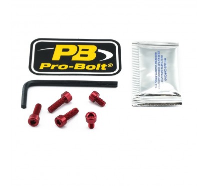 BOLT KIT FUEL CAP RED