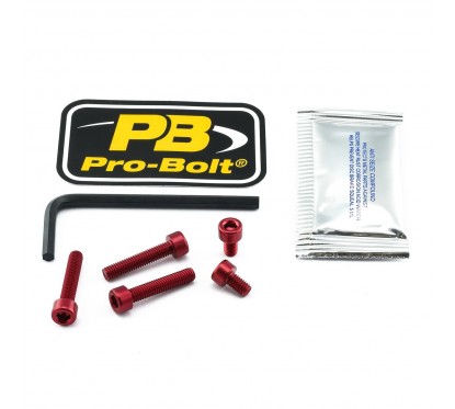 BOLT KIT FUEL CAP RED