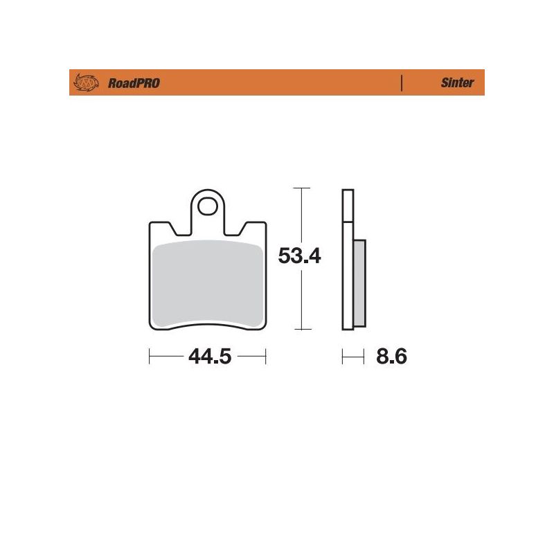 BRAKE PAD ROADPRO SINTER - 17212674